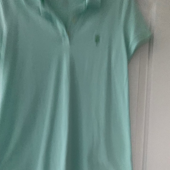 Lilly Pulitzer Polo short sleeve shirt in size large in mint green - Picture 4 of 4